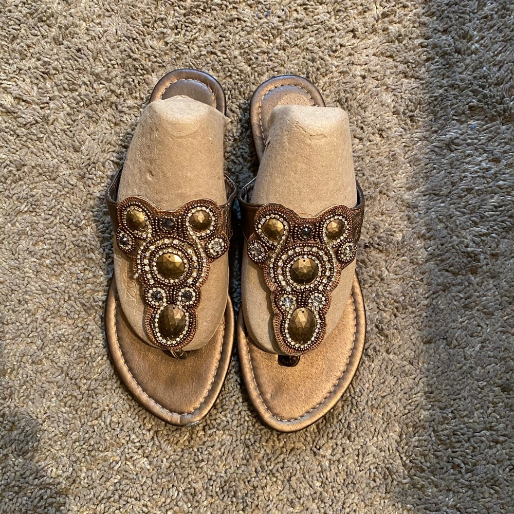 Coconuts Jeweled Slide Sandals size 8